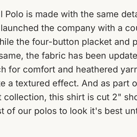 Johnnie-o in package 2.0 heathered petal polo large - Picture 2 of 6